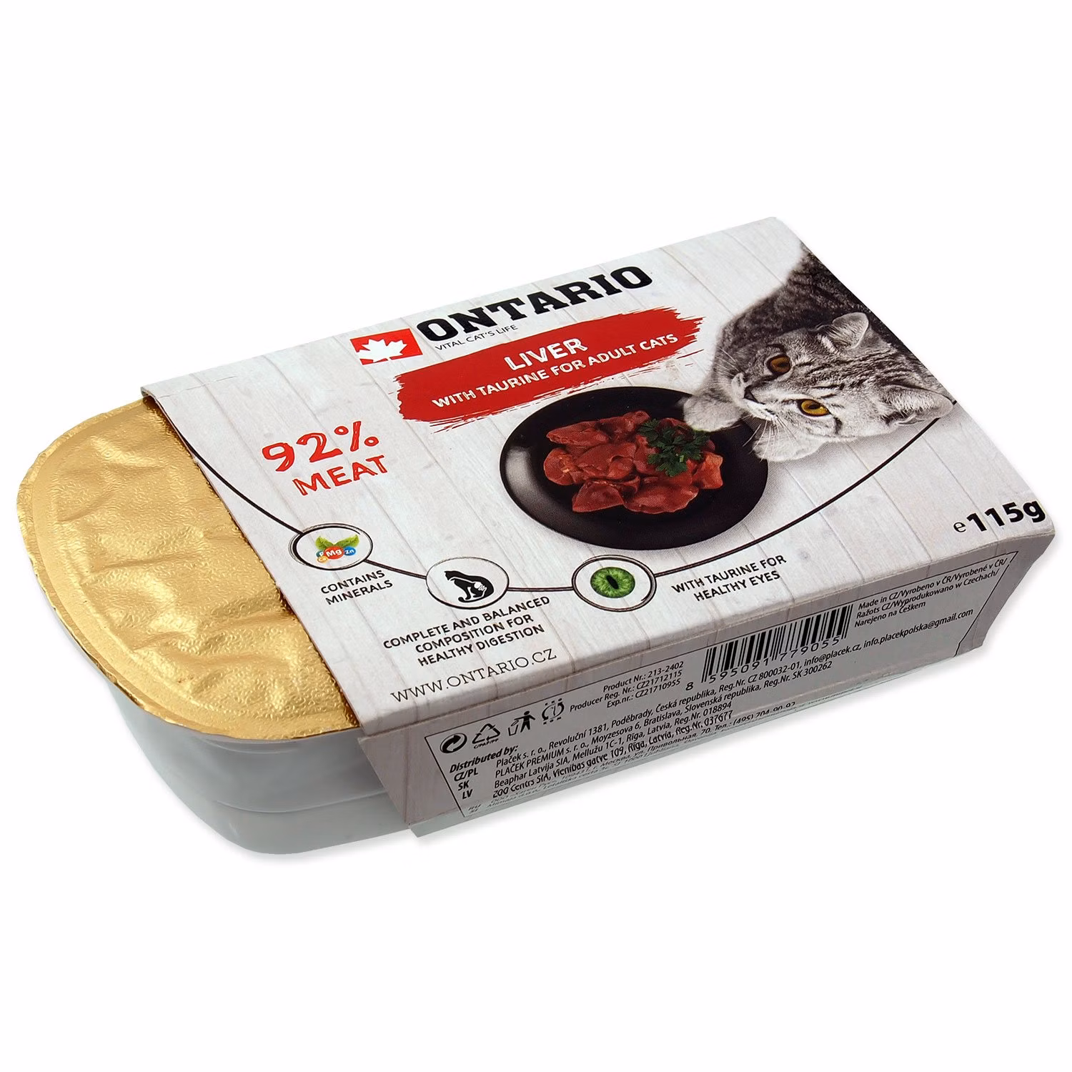 Vanička Ontario pečienka s taurínom 115g