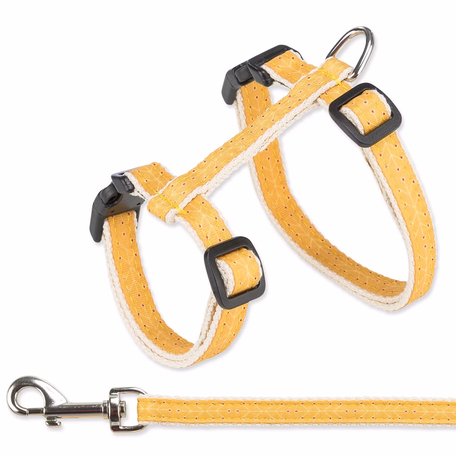 Postroj Trixie pre mačky s vodítkom okrový 27–45 cm/13 mm, 1,20 m