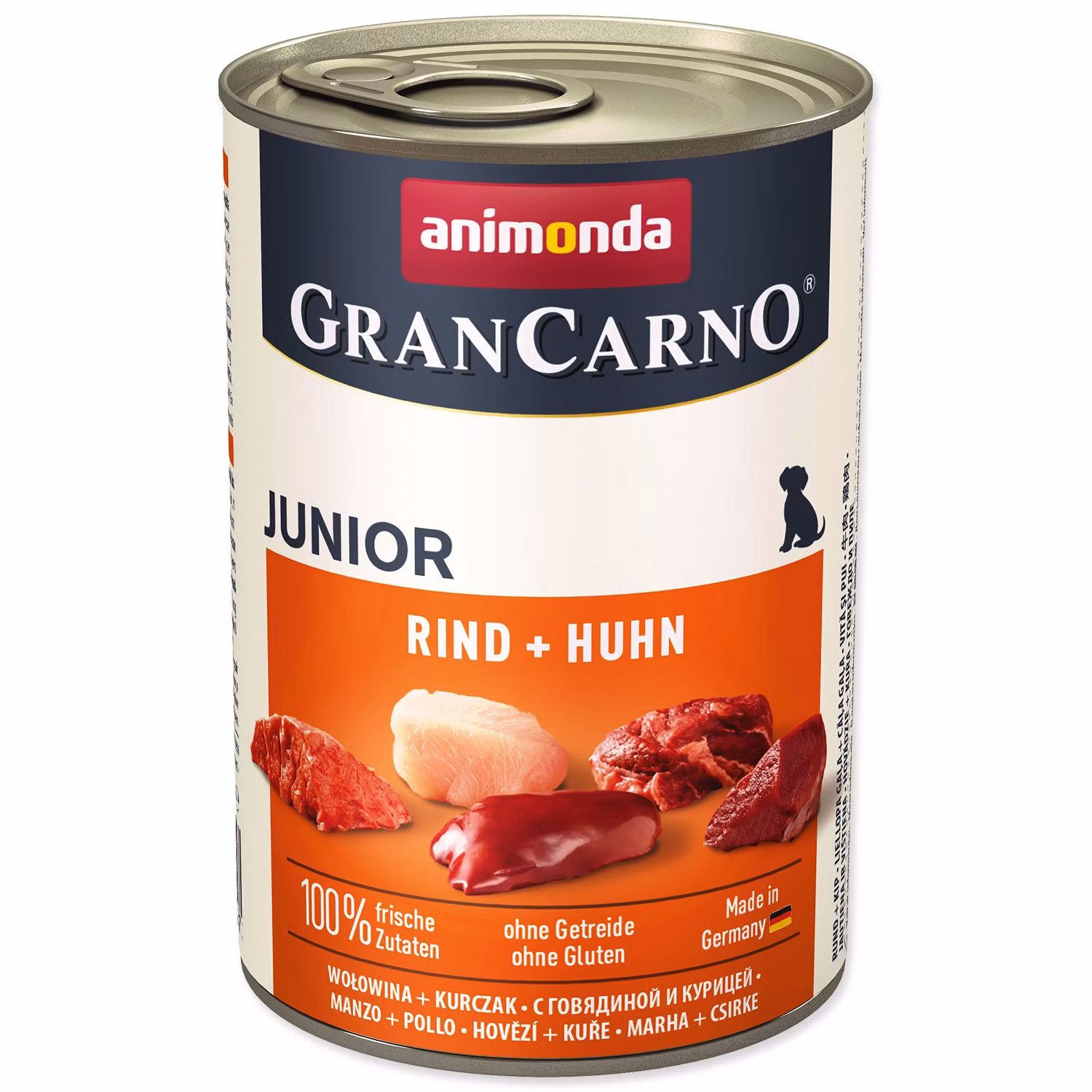 Konzerva Animonda Gran Carno Junior hovädzie a kura 400g