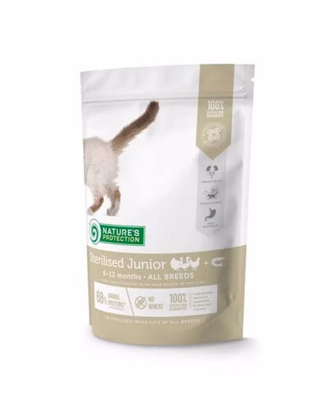 Natures P cat junior sterilised poultry 400 g