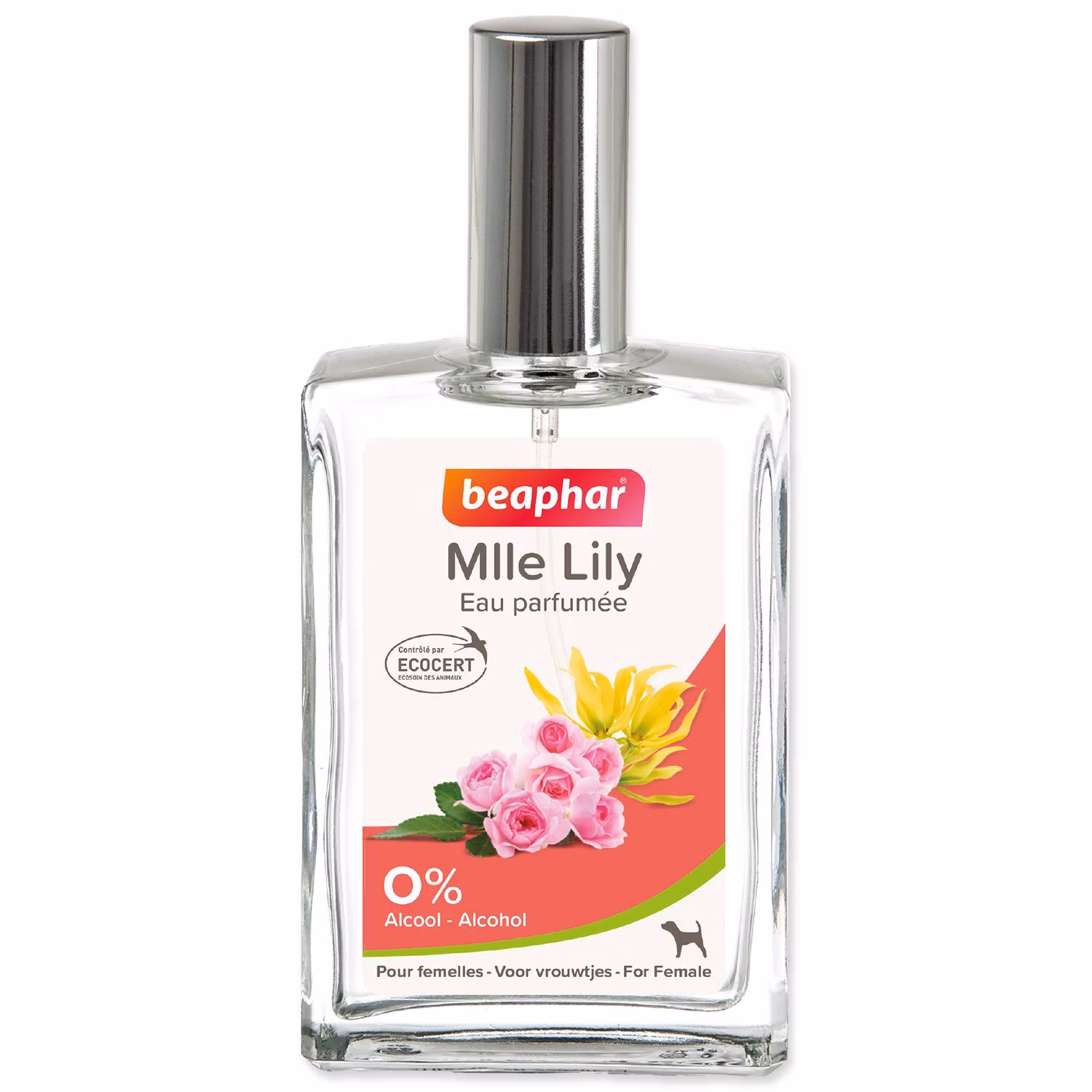 Parfém Beaphar Mlle Lily pre fenky ruža, ylang ylang, jasmín a broskyňa 50ml