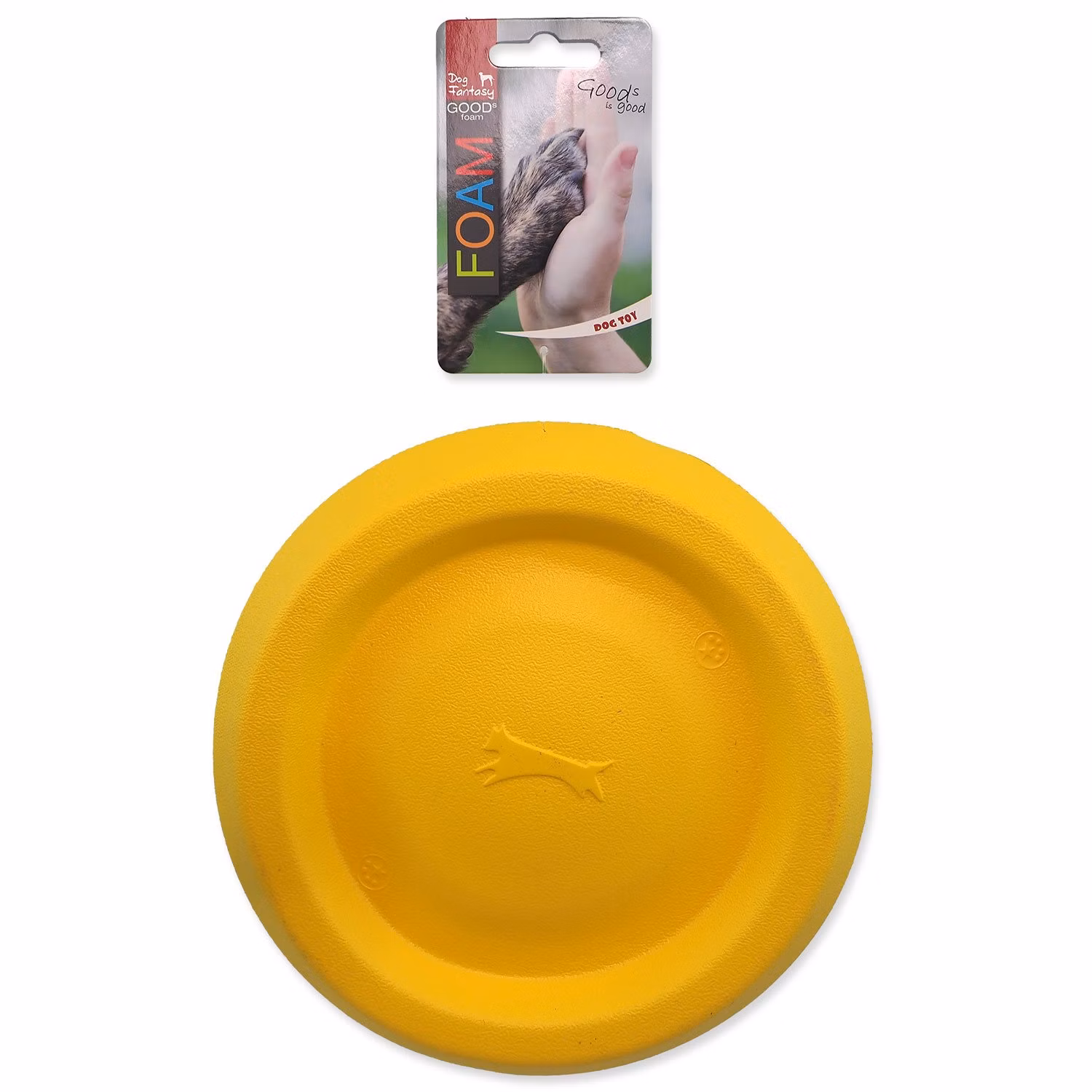 Hračka Dog Fantasy EVA Frisbee žltý 22cm