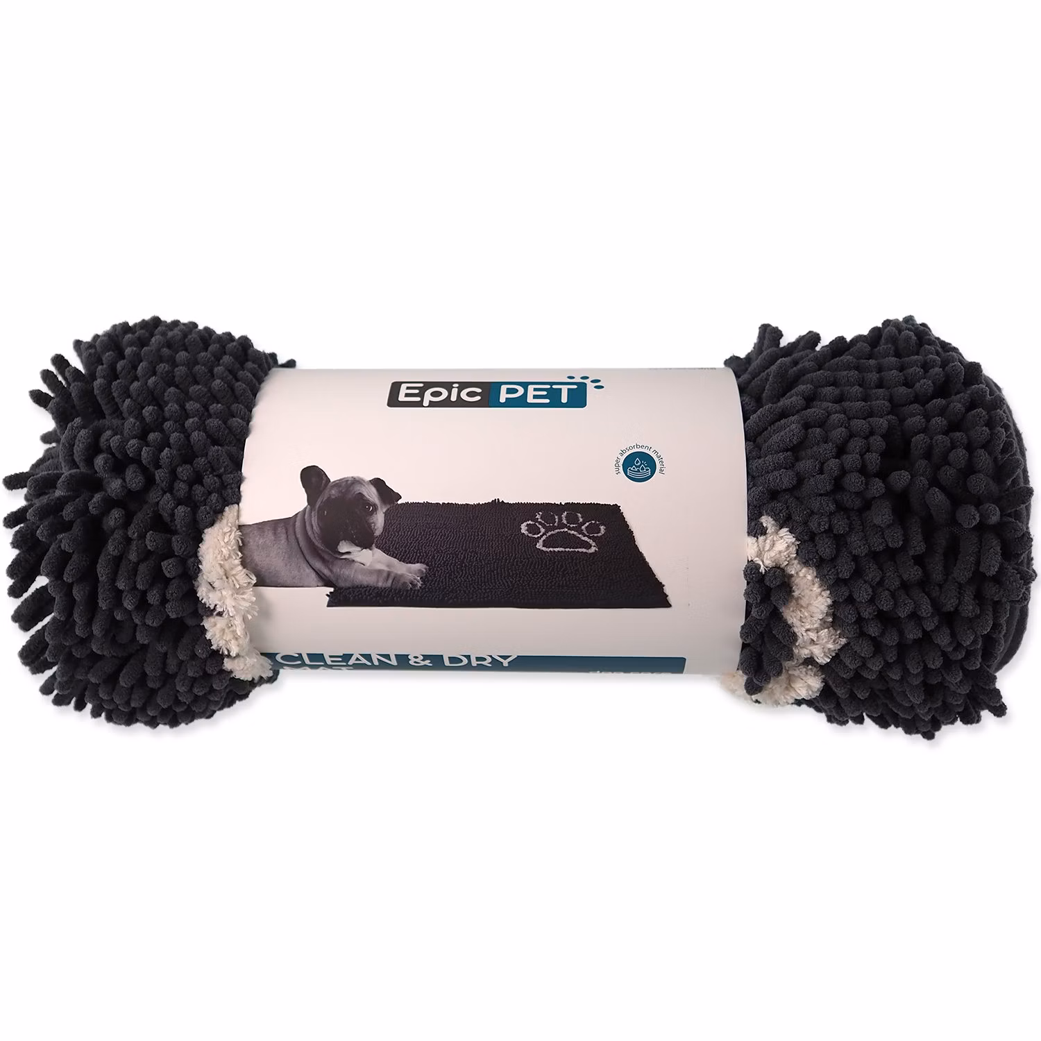 Podložka Epic Pet Clean and Dry mat šedá 78x50cm