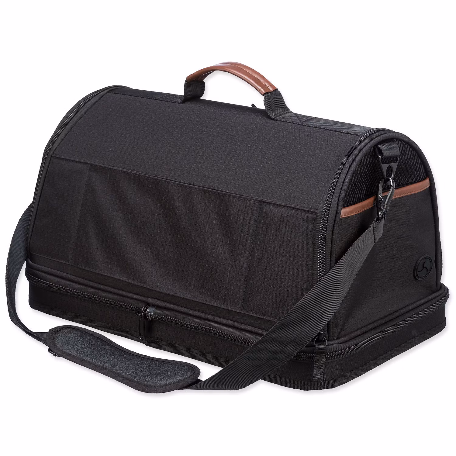Gate airline carrier, 28 × 25 × 45 cm, black