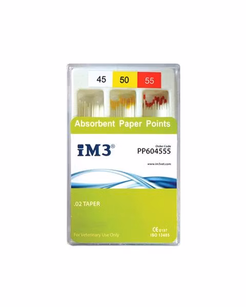 iM3 Absorpčné papierové špičky 60mm 45-55 (60 ks)