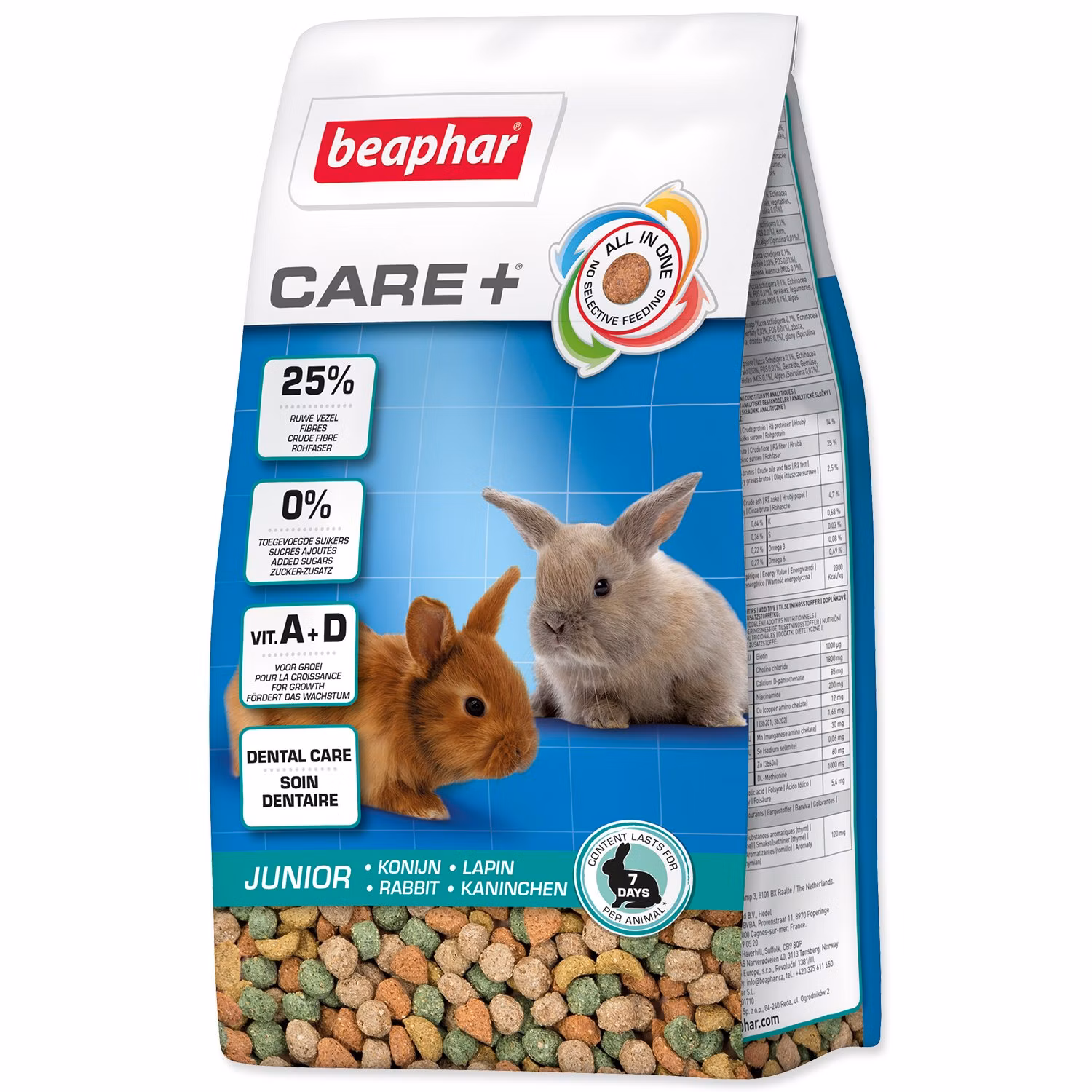 Krmivo Beaphar CARE+ králik junior 250g