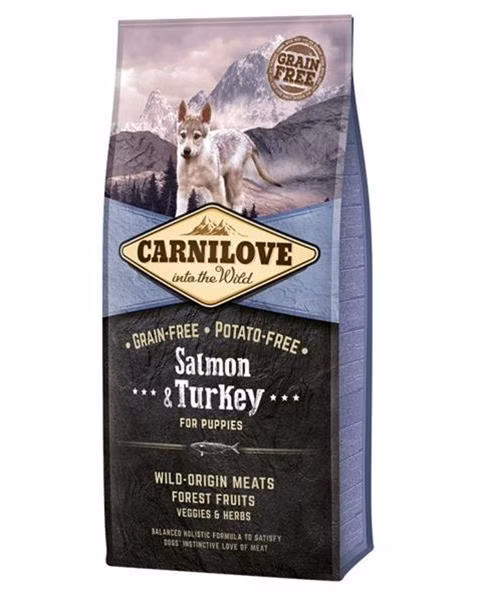 Carnilove dog Grain Free Puppy Salmon & Turkey 12 kg