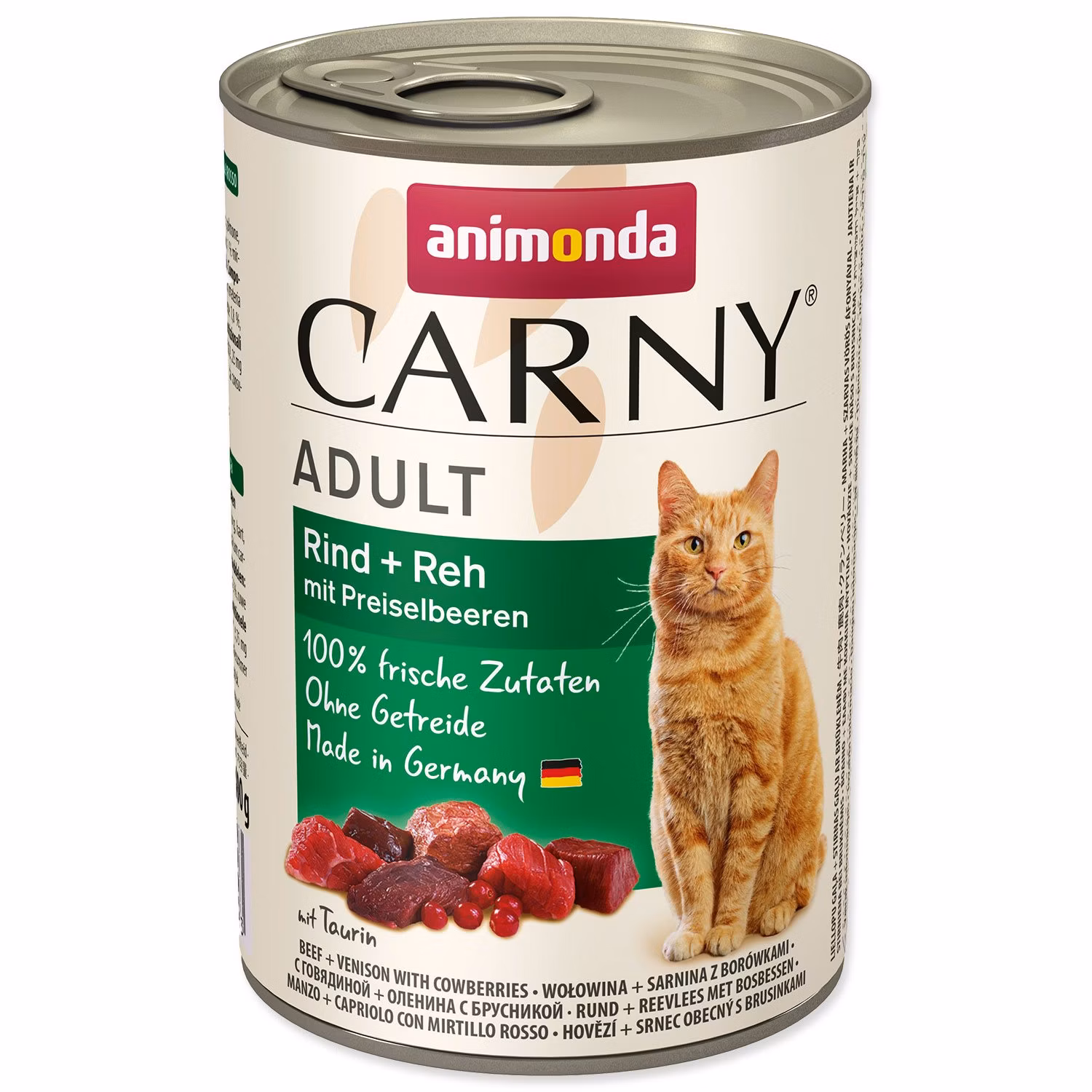 Konzerva Animonda Carny Adult hovädzie a divina s brusnicami 400g