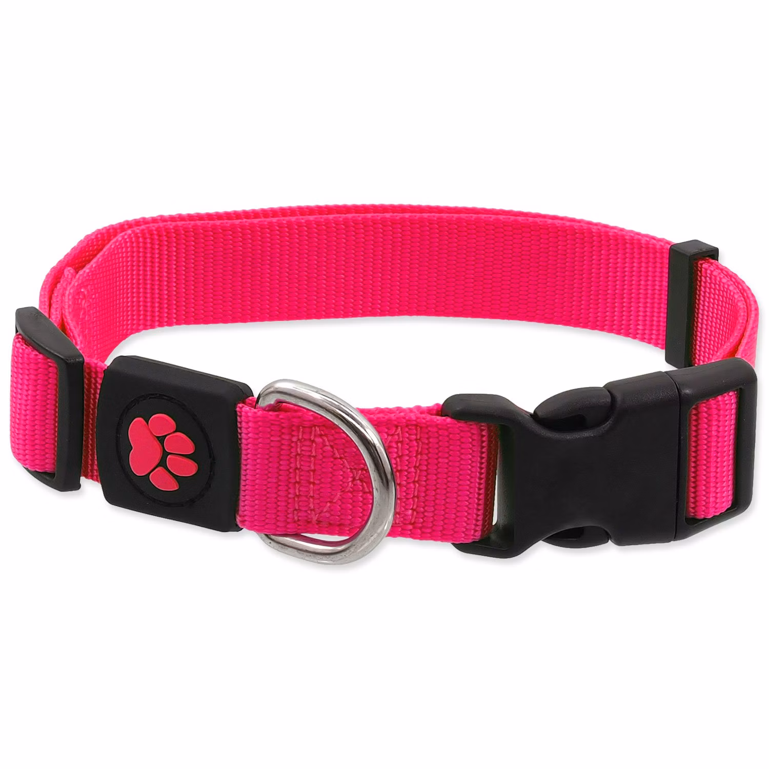 Obojok Active Dog Premium M ružový 2x34-49cm