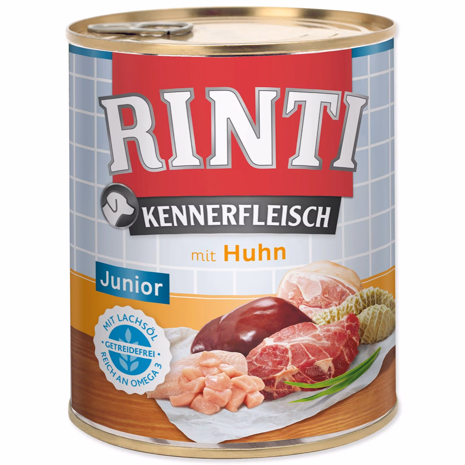 Konzerva Rinti Kennerfleisch Junior kura 800g