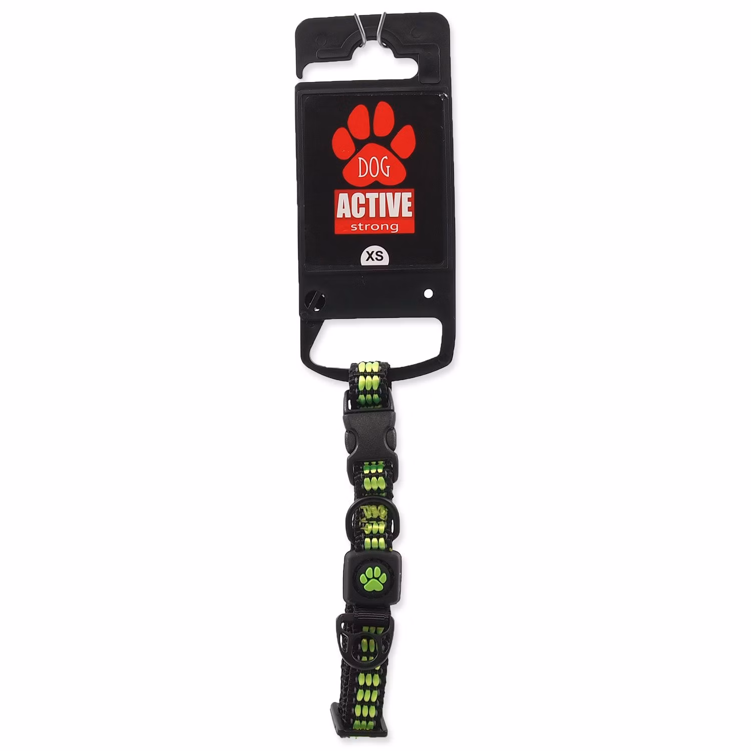 Obojok Active Dog Strong XS limetka 1x21-30cm