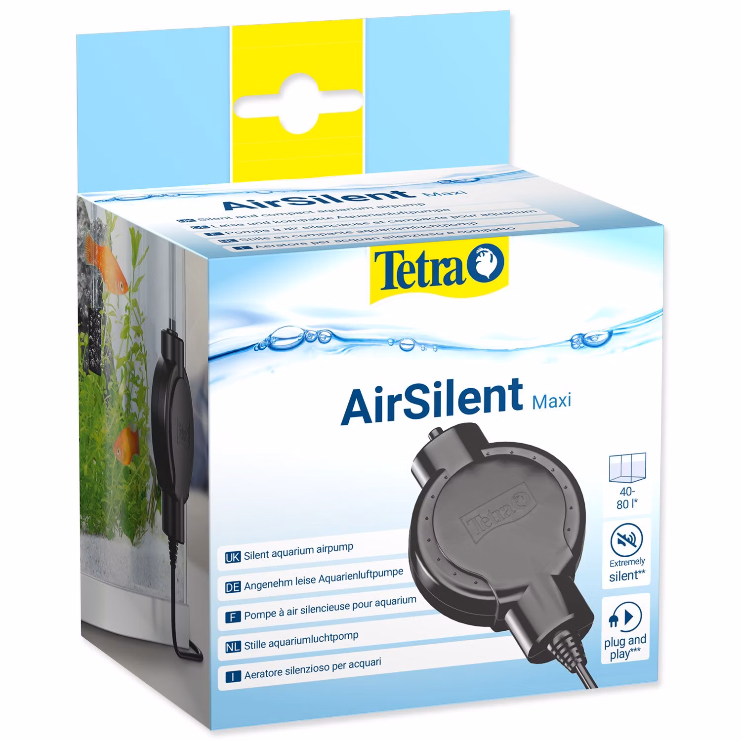 Vzduchovacia sada Tetra Air Silent Maxi 40-80l