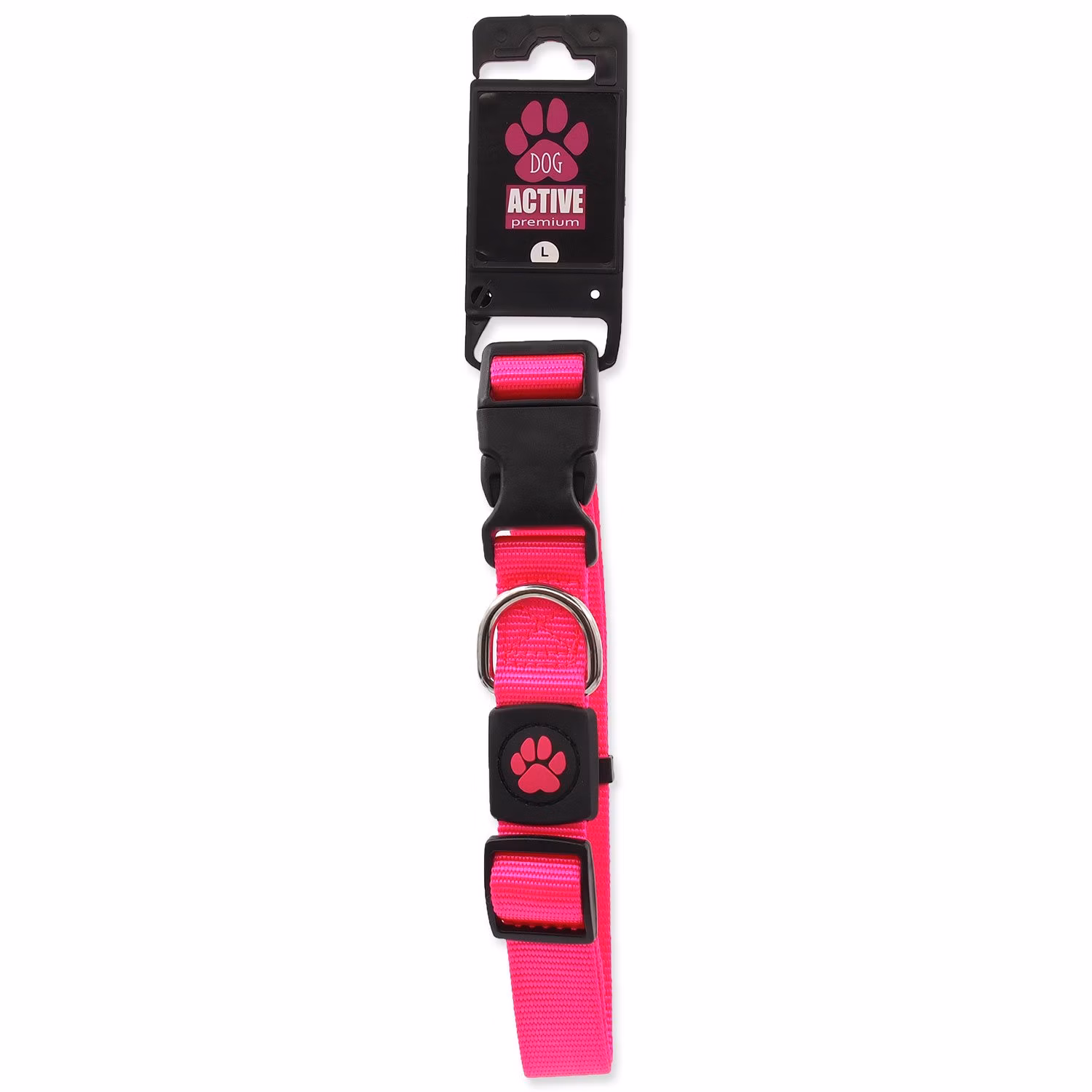 Obojok Active Dog Premium L ružový 2,5x45-68cm