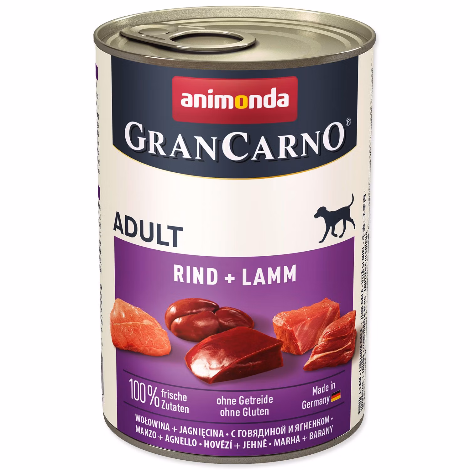 Konzerva Animonda Gran Carno Adult hovädzie a jahňa 400g