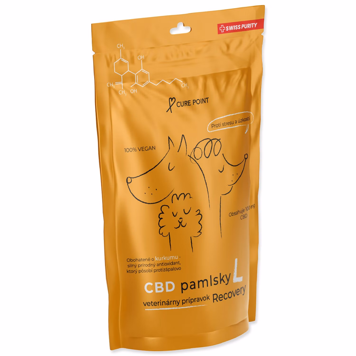 Pamlsok CBD Recovery L 100g