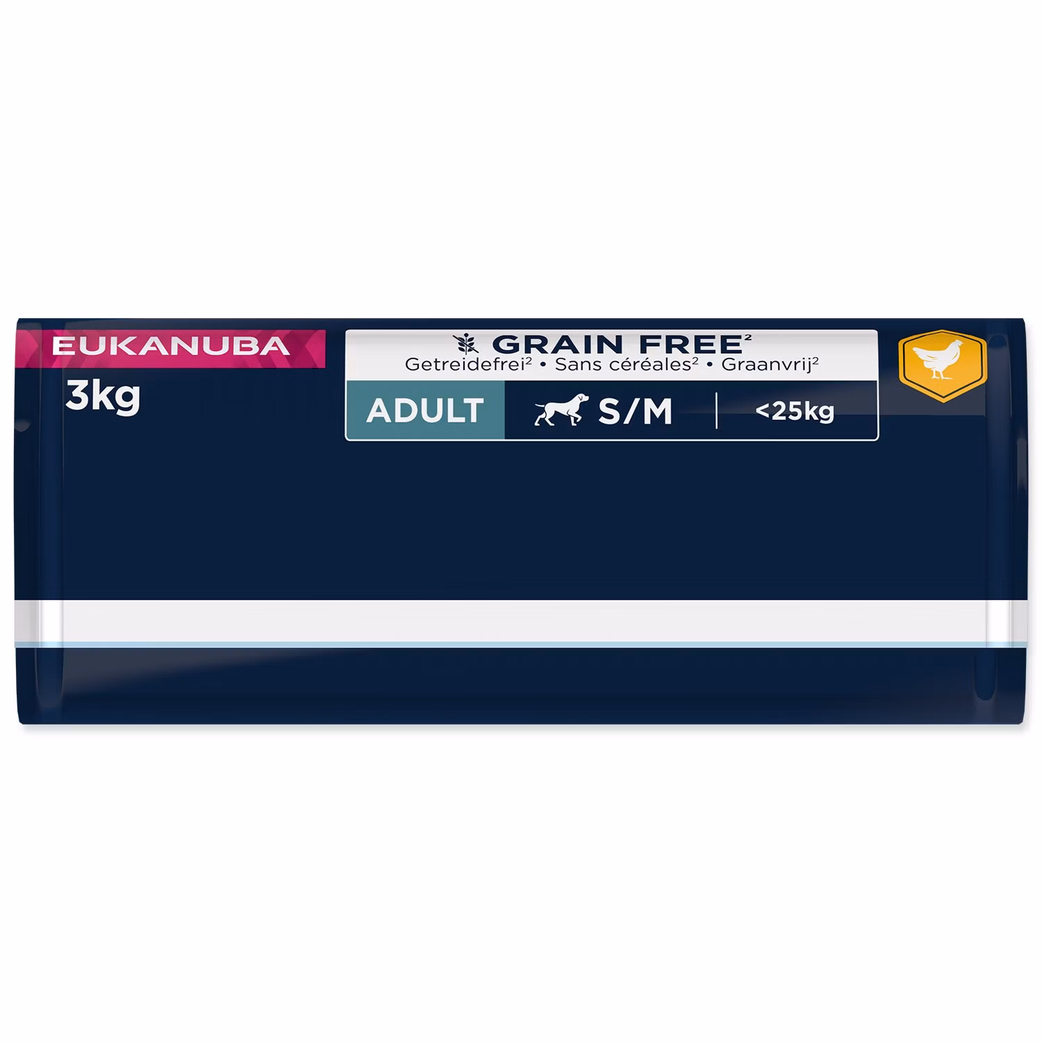 Krmivo EUKANUBA Adult Small & Medium Grain Free Chicken 3kg