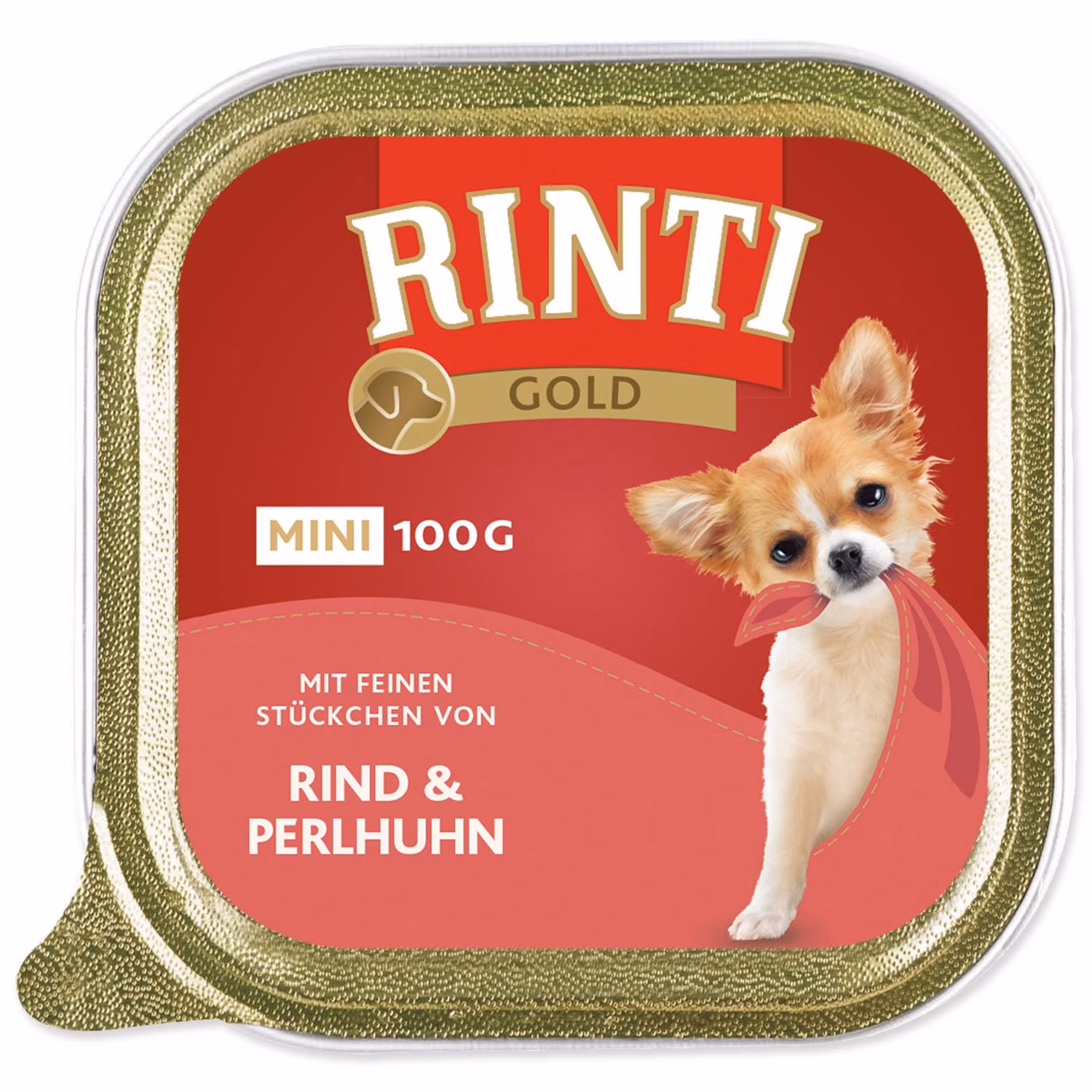 Vanička Rinti Gold Adult Mini hovädzie a perlička 100g