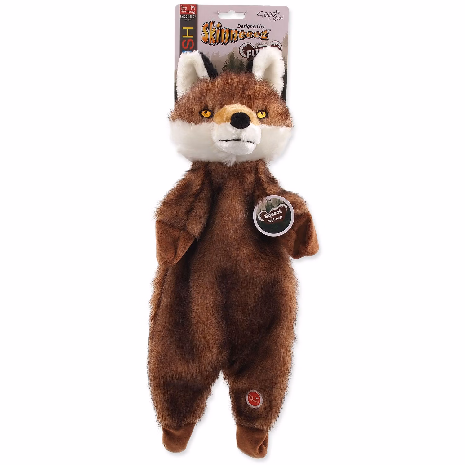 Hračka Dog Fantasy Skinneeez líška plyš 50cm