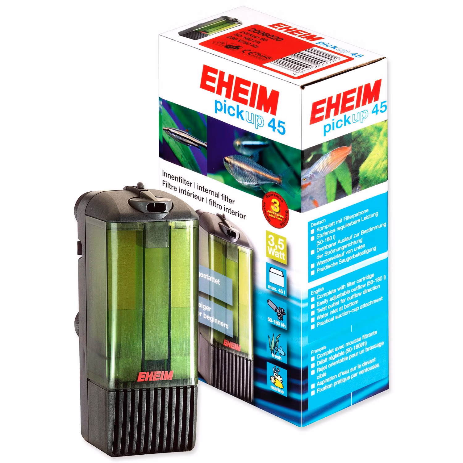 Filter Eheim Pickup 45 vnútorný, 50-180l/h