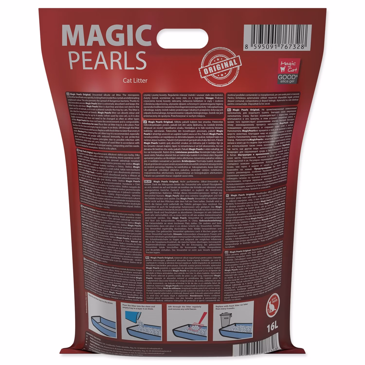 Podstielka Magic Pearls Original 16l/6,3kg