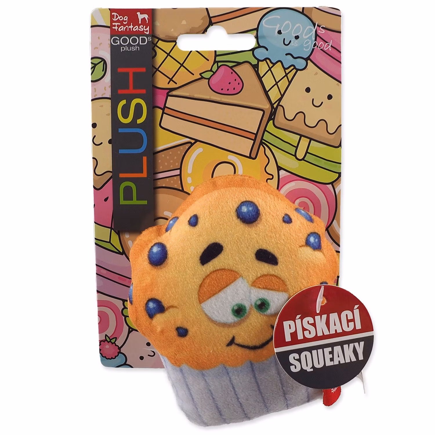 Hračka Dog Fantasy muffin 10cm