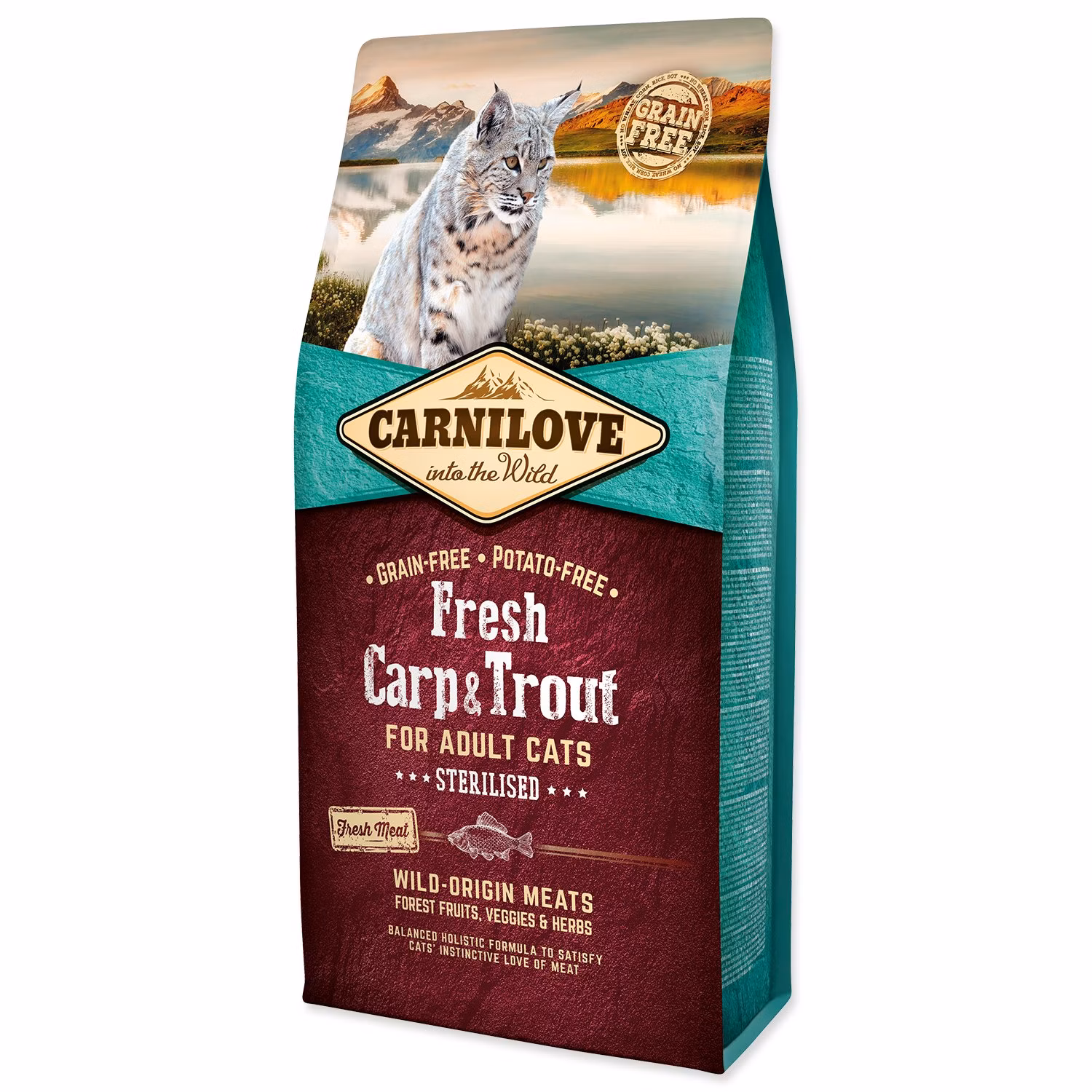 Krmivo Carnilove Cat Fresh Sterilized Carp & Trout 6kg