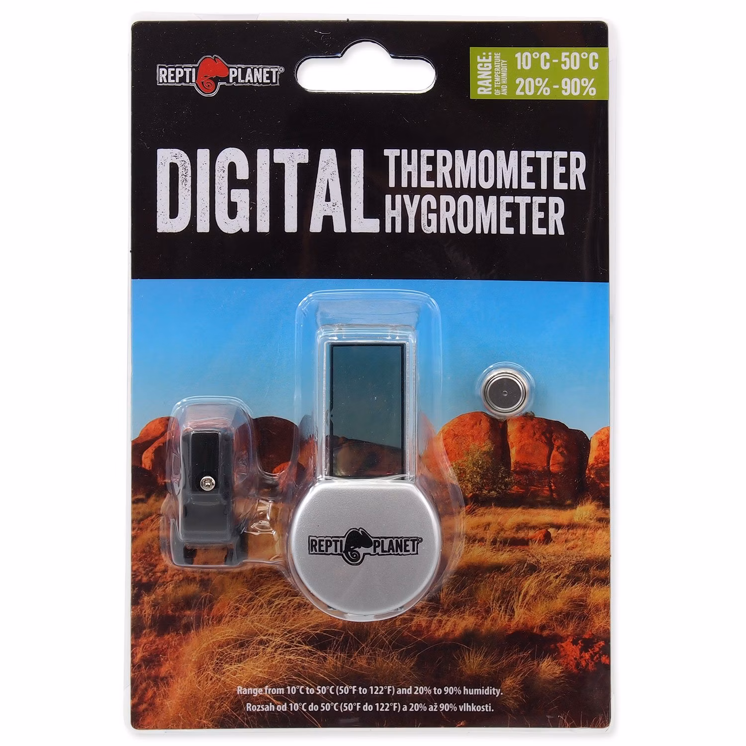 Teplomer Repti Planet vlhkomer LCD