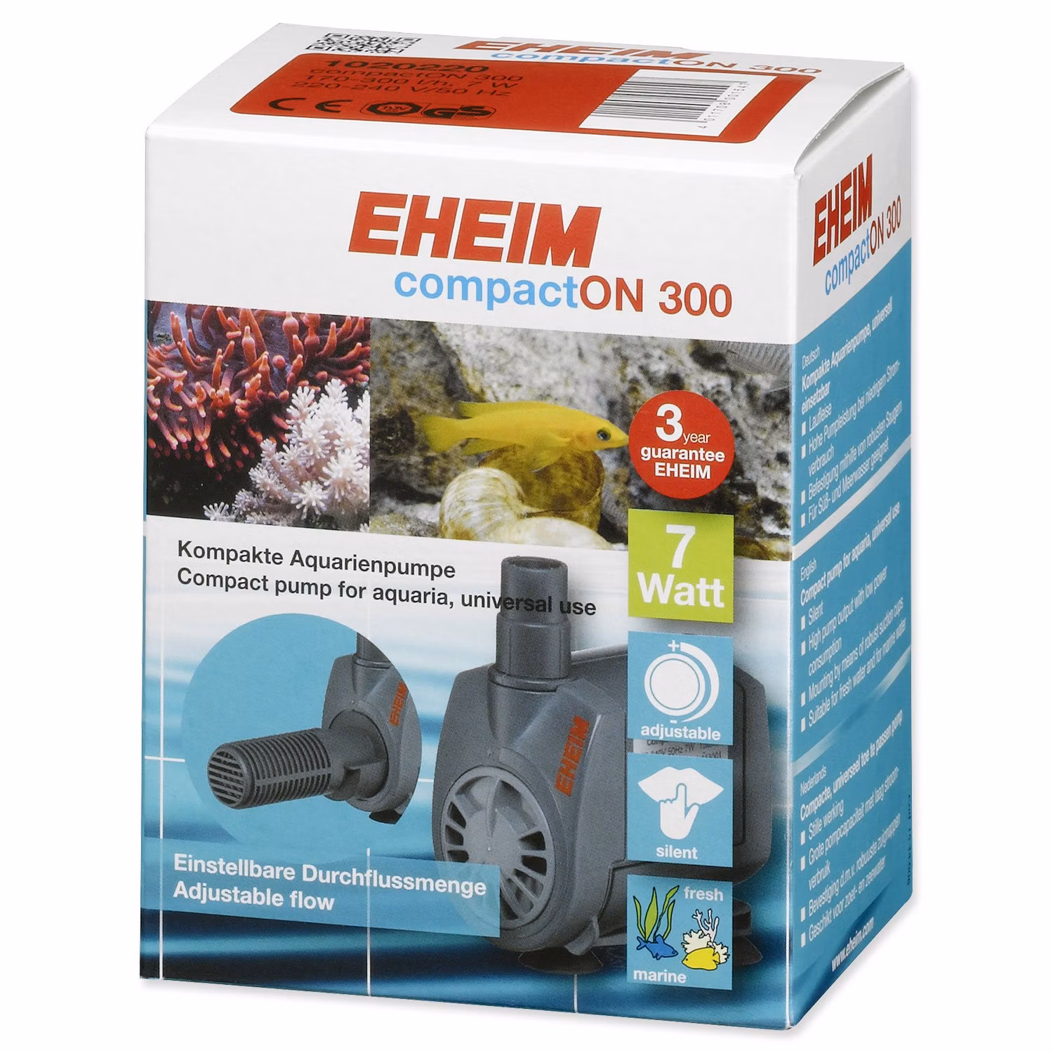 Čerpadlo Eheim CompactON 300, 300l/h