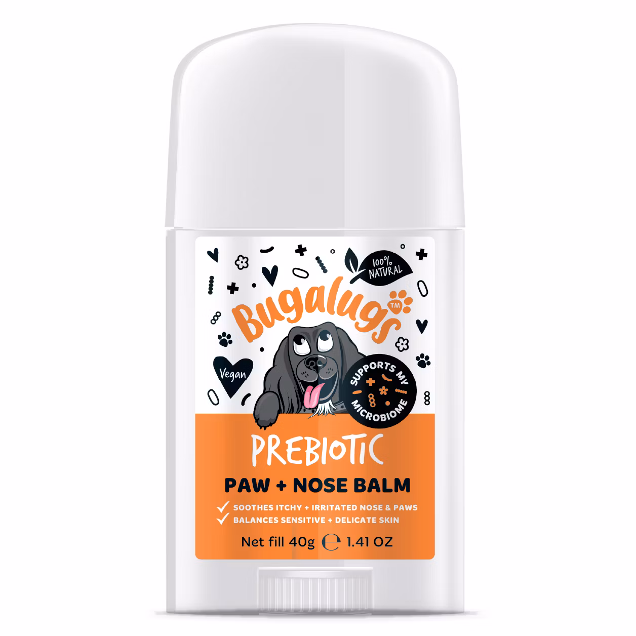 Bugalugs Prebiotic balzam na nos a labky v tyčinke pre psov 40 g