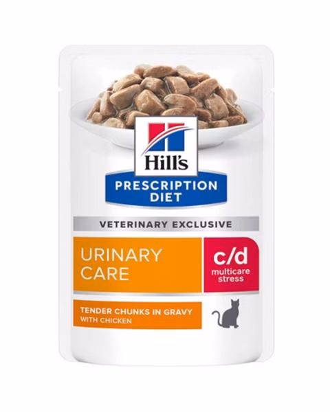 HILLS Diet Feline c/d Urinary Stress Chicken NEW KAPSIČKA 12x85 g
