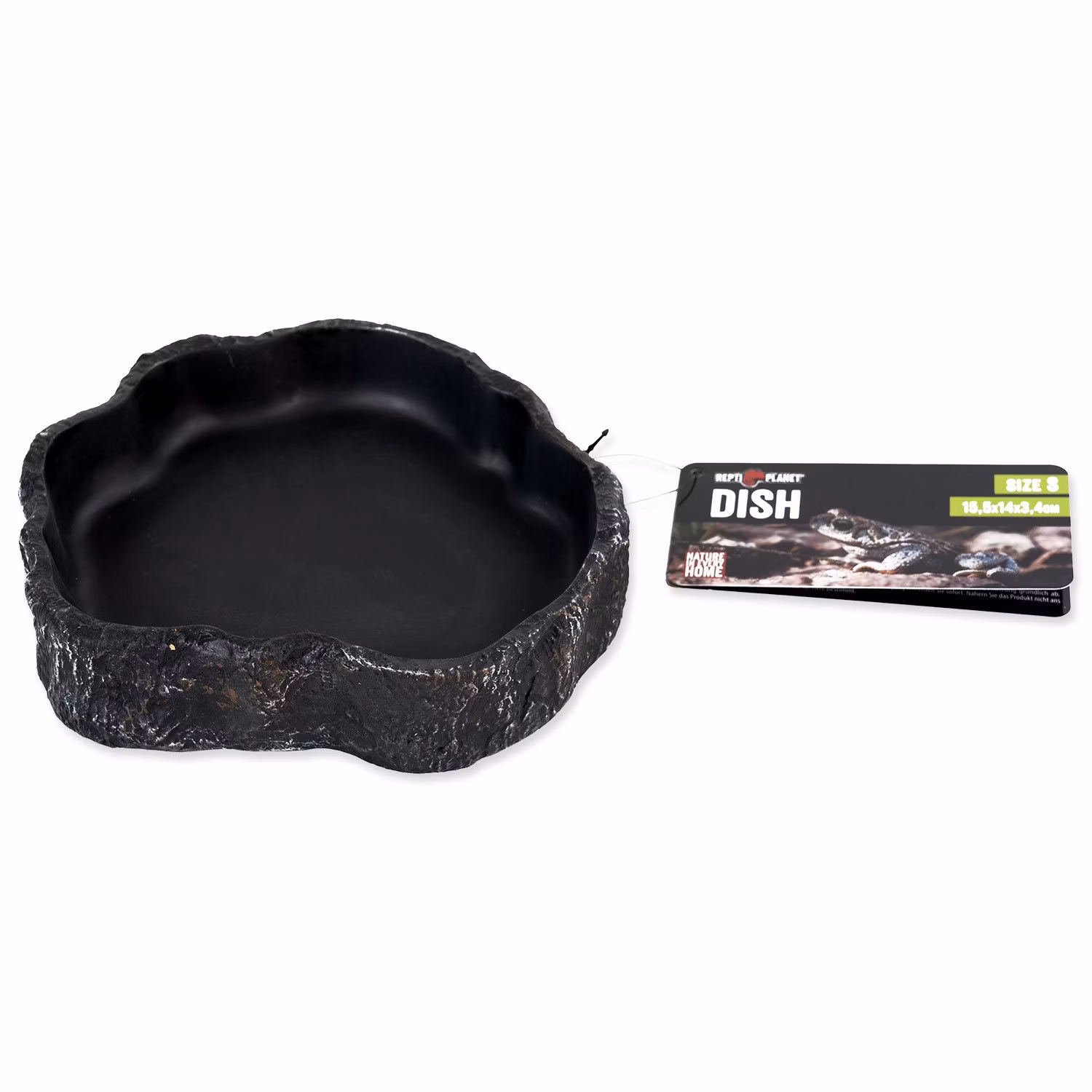 Miska Reprti Planet na kŕmenie čierna 15,5x14,0x3,4cm