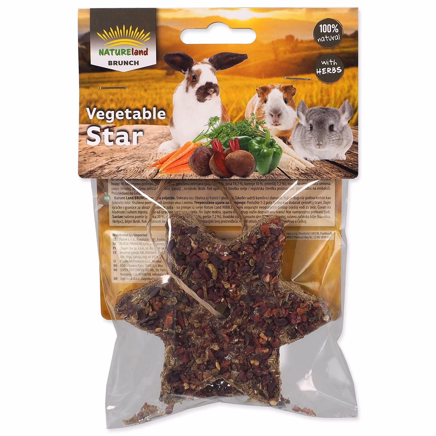 Pochúťka Nature Land Brunch zeleninová hviezda 80g
