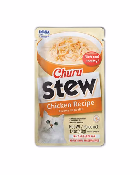 Inaba CIAO Stew Cat Kapsička Kura 12 x 40 g