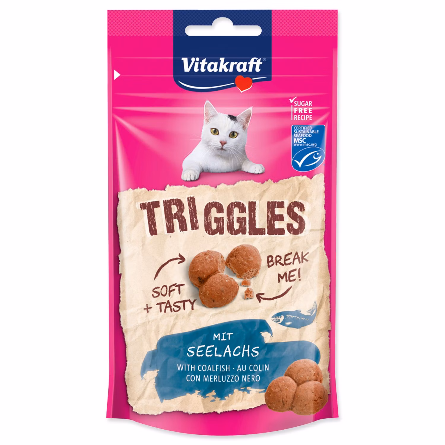 Pochúťka Vitakraft Triggles losos 40g