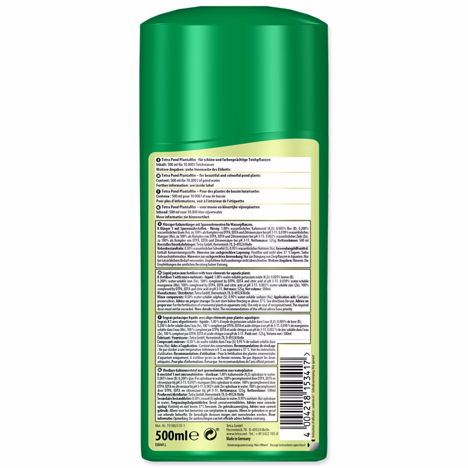 Krmivo Tetra Pond Planta Min 500 ml