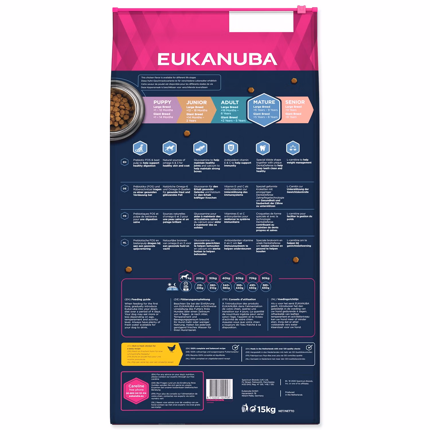 Krmivo EUKANUBA Mature Large & Giant 15kg