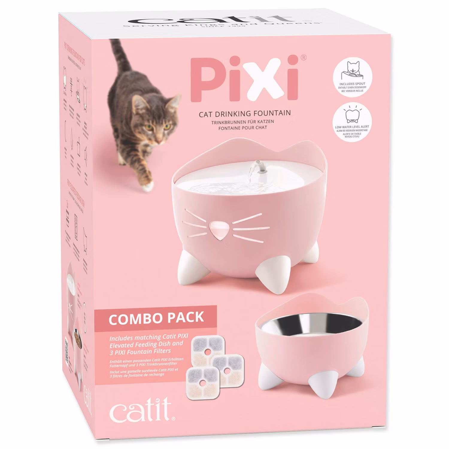 Fontána Catit Pixi Combo Kit ružová