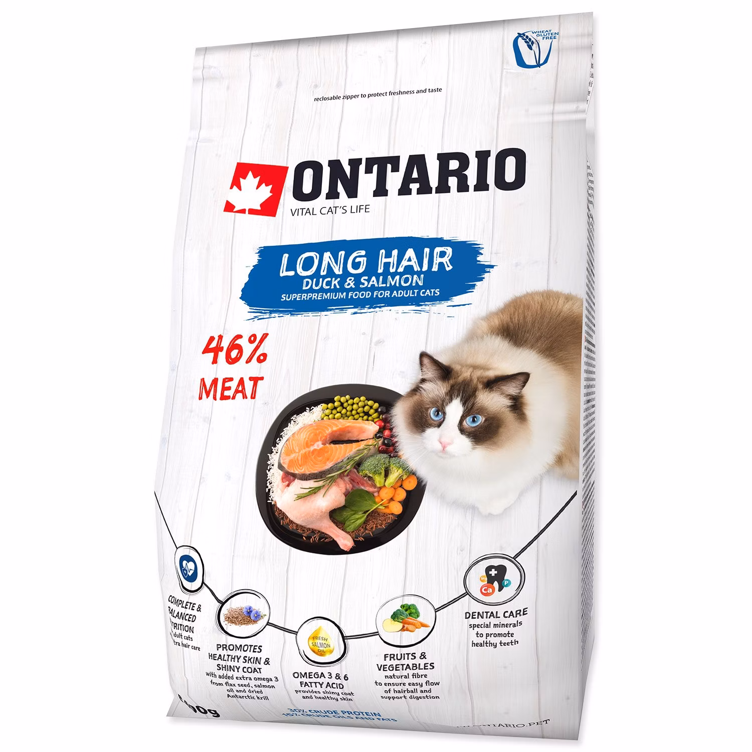 Krmivo Ontario Cat Longhair 0,4kg