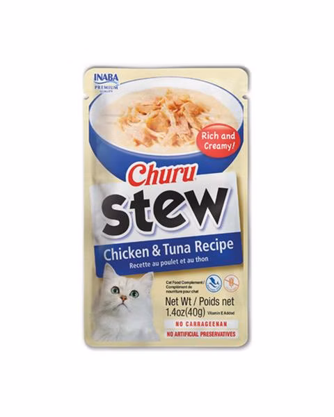 Inaba CIAO Stew Cat Kapsička Kura & Tuniak 12 x 40 g