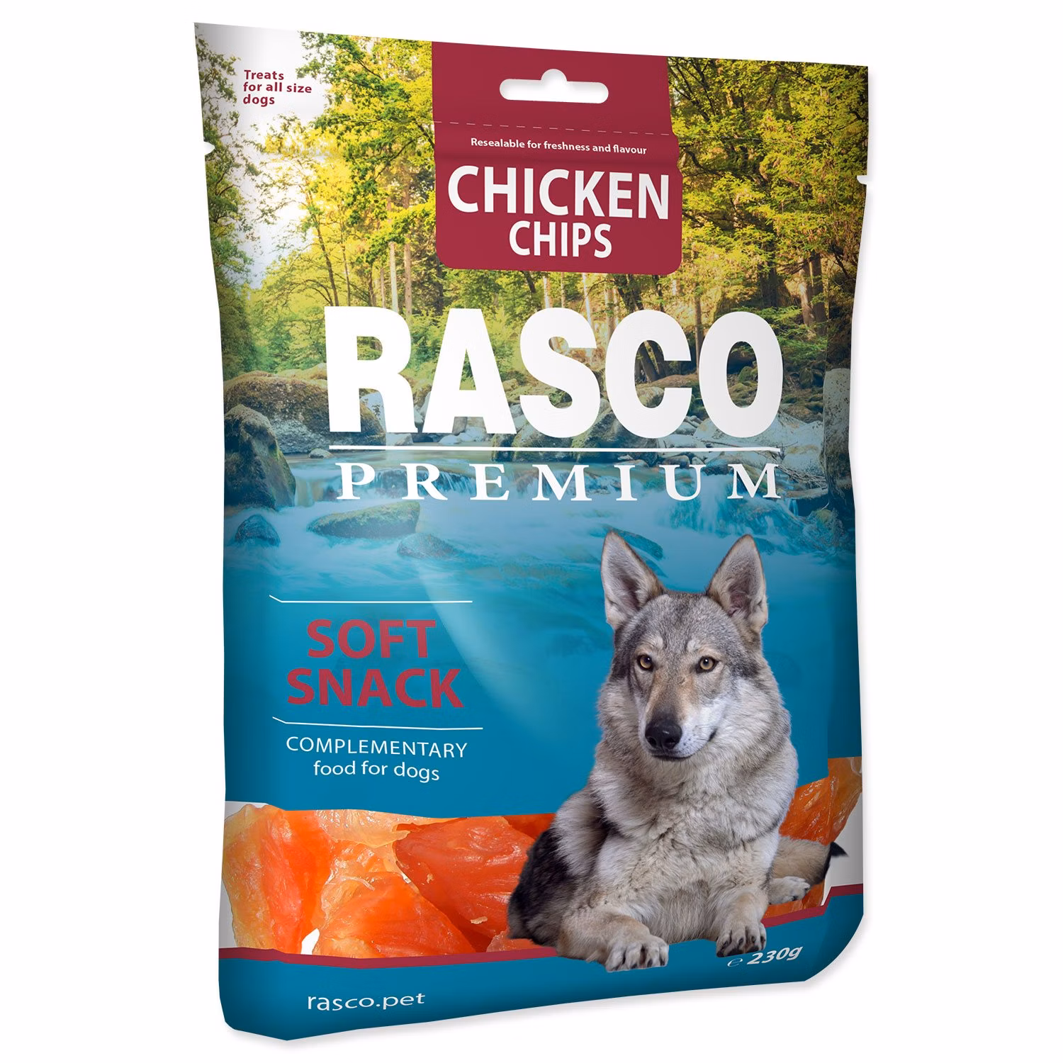 Pochúťka Rasco Premium kuracie plátky 230g