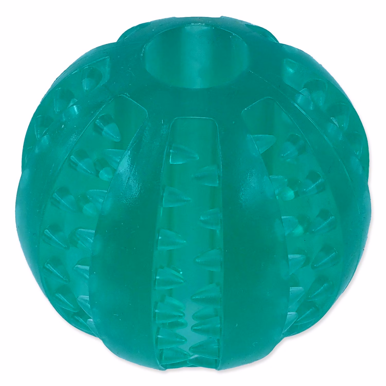 Loptička Dog Fantasy DENTAL MINT zelená 6cm