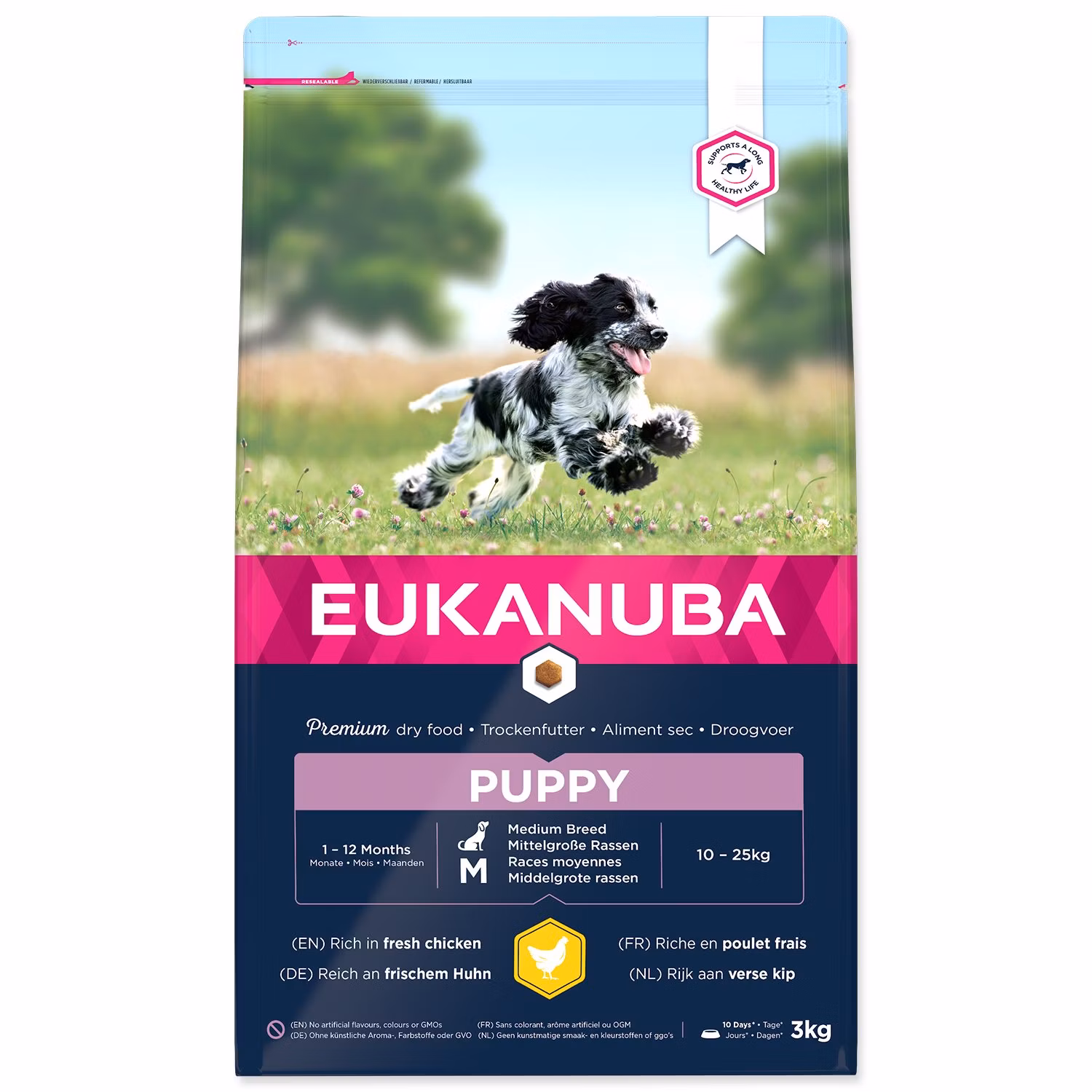 Krmivo EUKANUBA Puppy Medium 3kg