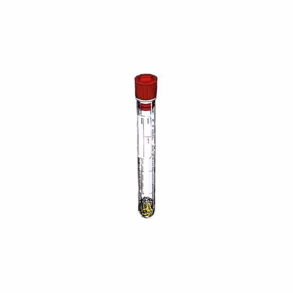 Skúmavka biochemická s granulami 10 ml