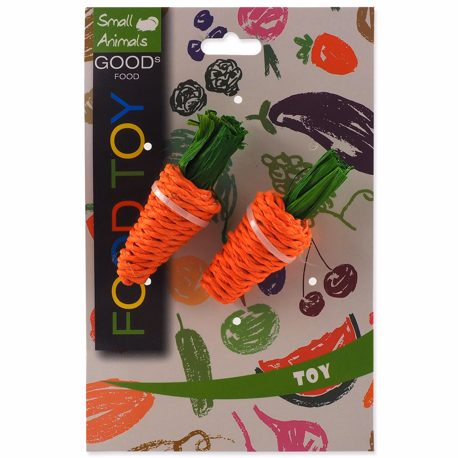 Hračka Small Animals food mrkvičky pletené 9cm