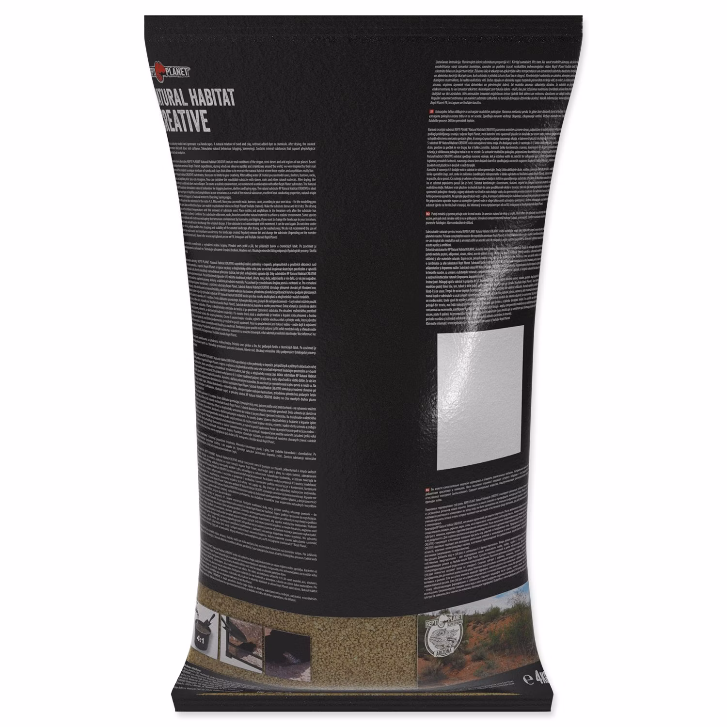 Substrát Repti Planet tvarovací žltý 4kg