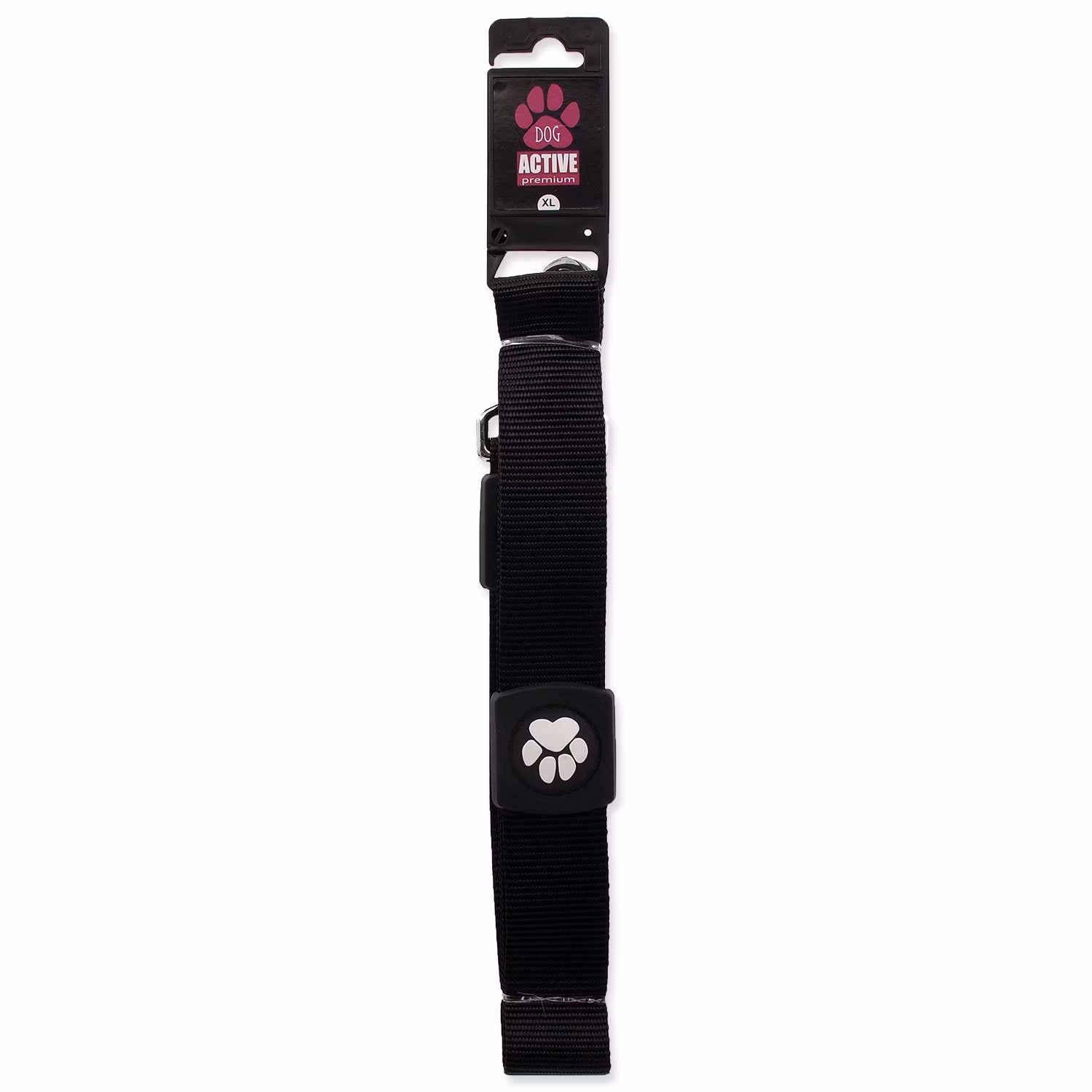 Vodítko Active Dog Premium XL čierne 3,8x120cm