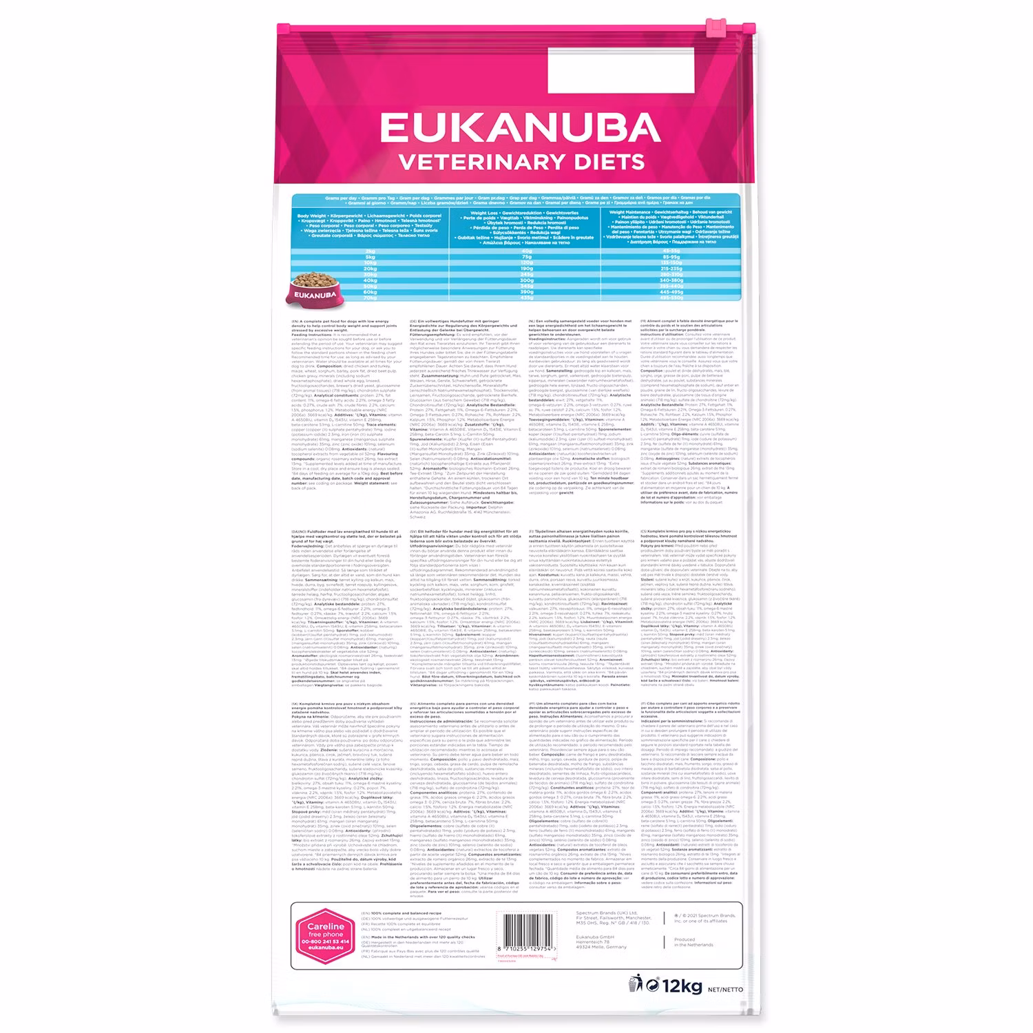 Krmivo EUKANUBA Veterinary Diets Joint Mobility 12kg