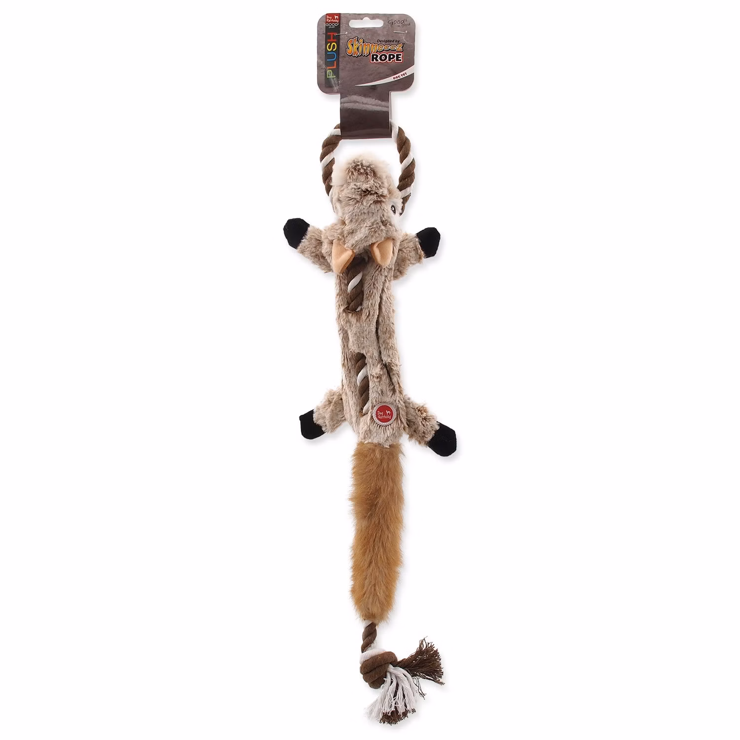 Hračka Dog Fantasy Skinneeez čipmank s povrazom 57,5cm