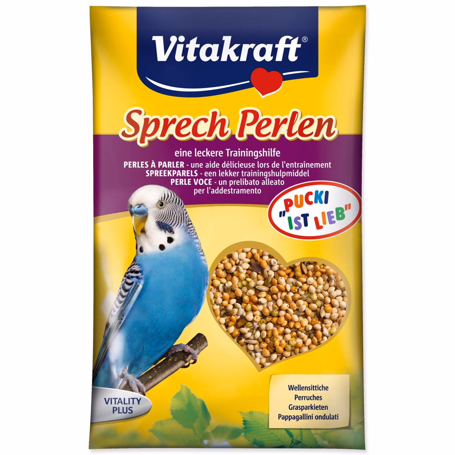 Krmivo Vitakraft doplnkové malý papagáj, k rozprávaniu 20g