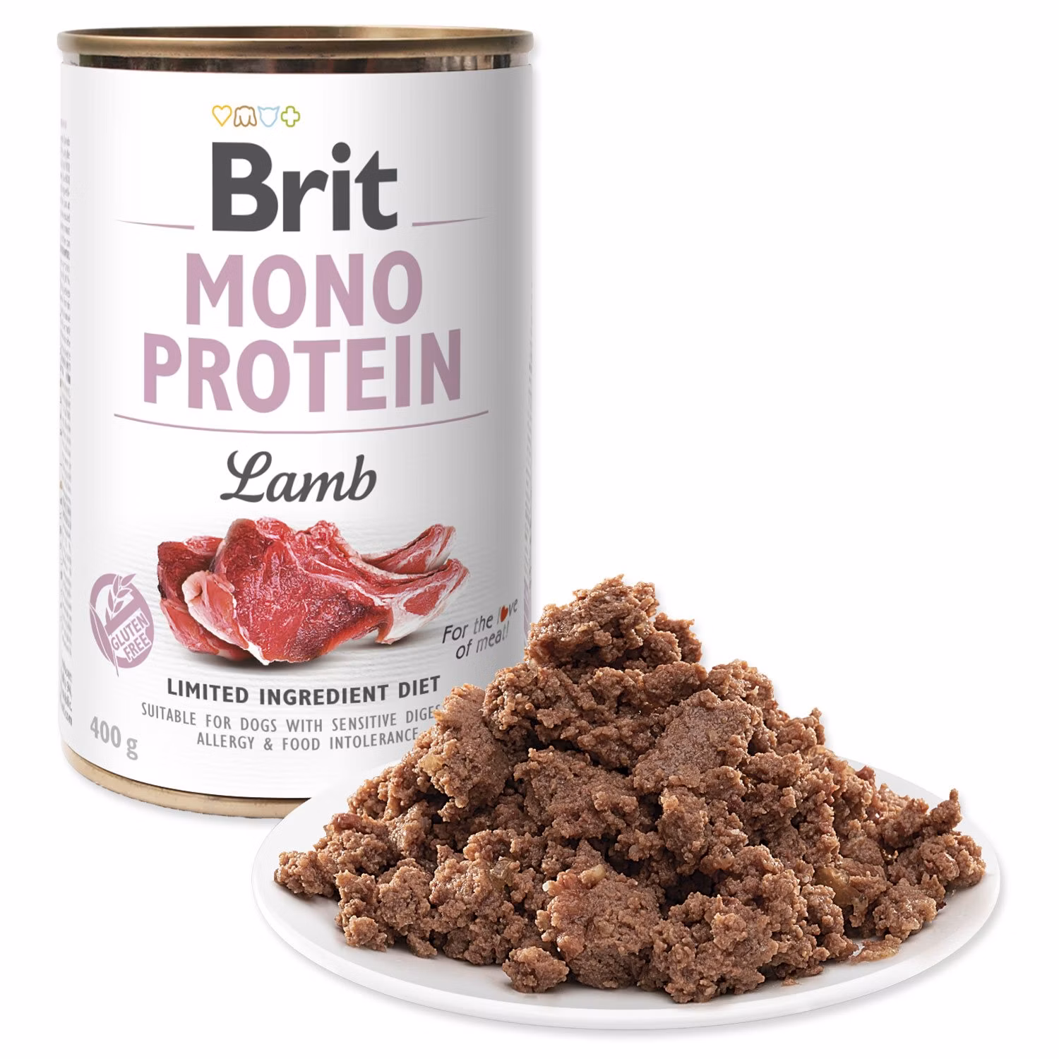 Konzerva Brit Mono protein jahňa 400g